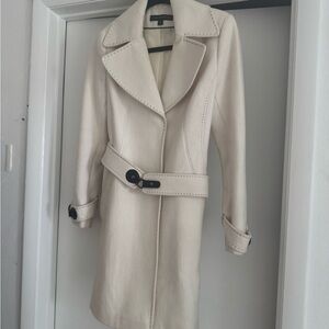 Elegant Cream Women's Coat